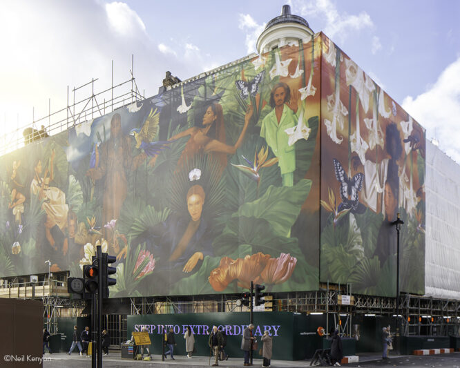 Sustainably combining art and architecture with an art work