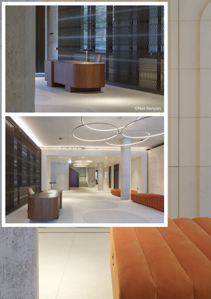 63 Coleman Street designed by Emrys Architects. Photography by Neil Kenyon