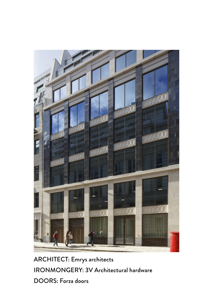 63 Coleman Street designed by Emrys Architects. Photography by Neil Kenyon